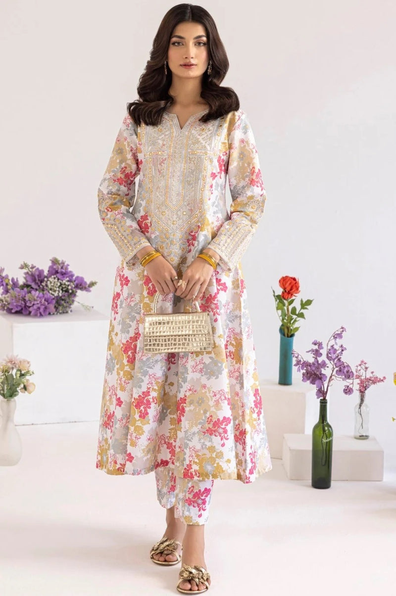 Mohangni Luxury Embroidered Lawn Unstitched PS-131