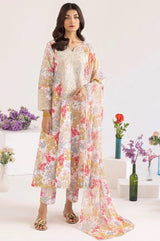 Mohangni Luxury Embroidered Lawn Unstitched PS-131