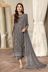 ZARIF Mehroze Festive Formals Unstitched Suit ZMF-07 STORM GREY