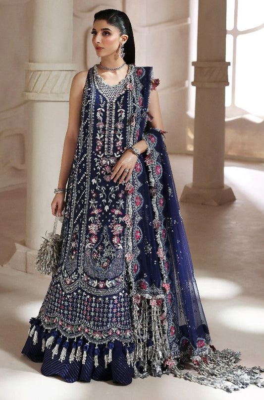 Republic Womenswear - Clarisse - Luxury Net Embroidered 3 Piece Unstitched