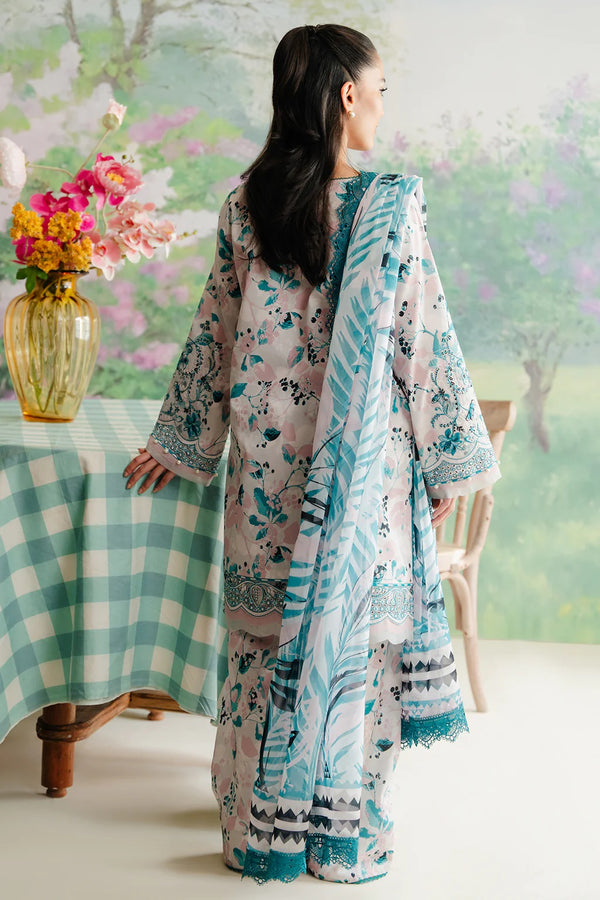 Afrozeh Cashmere The Floral Charm Unstitched Embroidered Lawn A-05