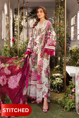 Maria.B Mprint Luxury Embroidered STITCHED Collection 3 Pieces MPT-2102-A STITCHED