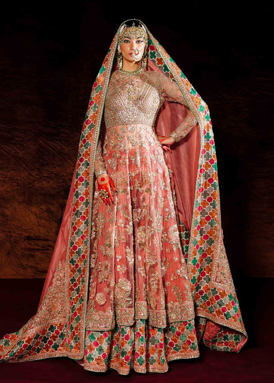 Hussain Rehar Saaz Luxury Net Embroidered 3Pc Unstitched Suit PA-223