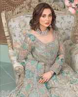 Ahmad Sultan AS-BRIDALS Fully Hand Emblishment Unstitched Collection Marie Antoinette