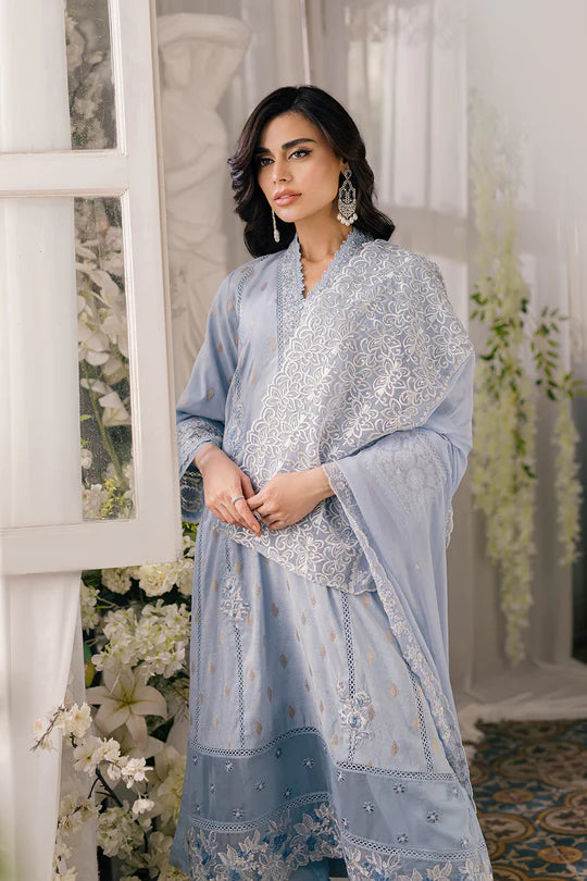 Azure Luxury Lawn Embroidered Collection SLATE SYMPHONY