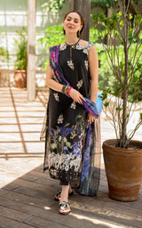 Asifa Nabeel Luxury Lawn Embroidered Surma MK-14