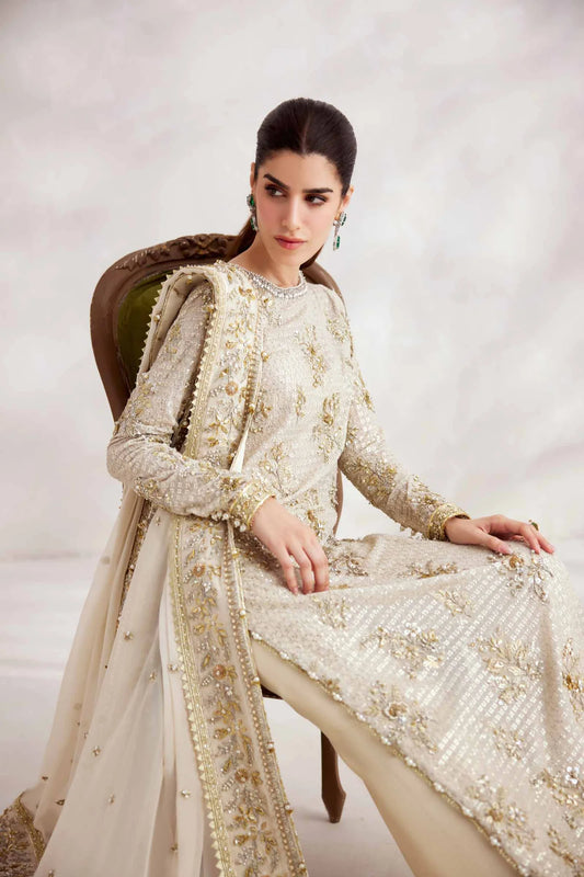 Elan Luxury Embroidered Organza Hand Work Collection TRÉSOR