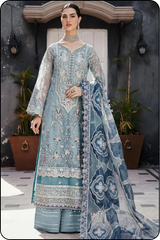 Nawabzadi by Emaan Adeel Luxury Formal Embroidered Organza Suit NW-02