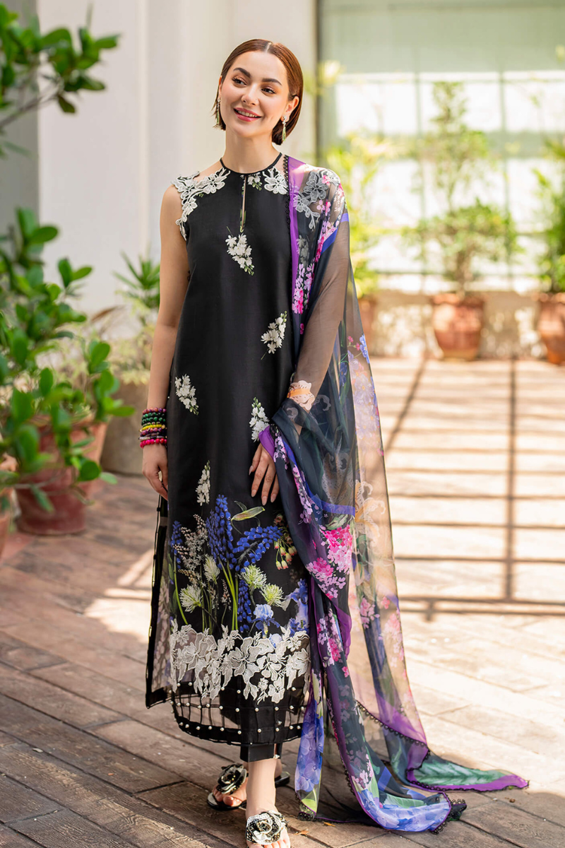 Asifa Nabeel Luxury Lawn Embroidered Surma MK-14