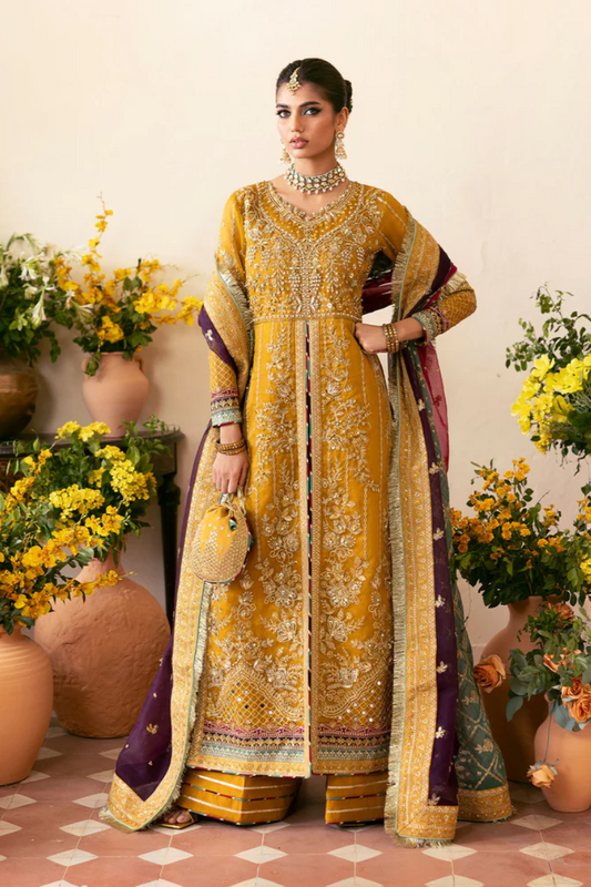 Gulaal Luxury Organza Embroidered Collection Nayaara 08