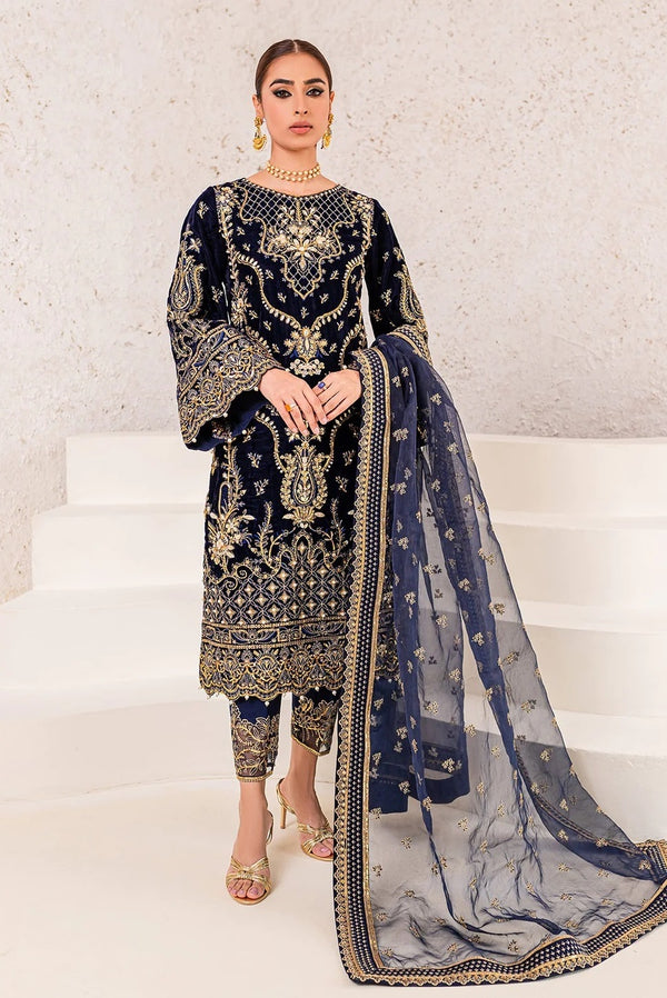 Gulaal Embroidered Velvet Suits Unstitched 3 Piece INSIYAH 03