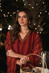 Lulusar Silk Hand Embroidered Unstitched Collection Adena Long