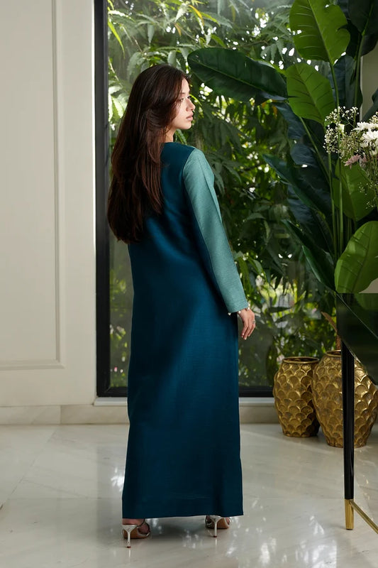 Lulusar Orelia Long Luxury Raw Silk Embroidered 3Pc Unstitched PA-129