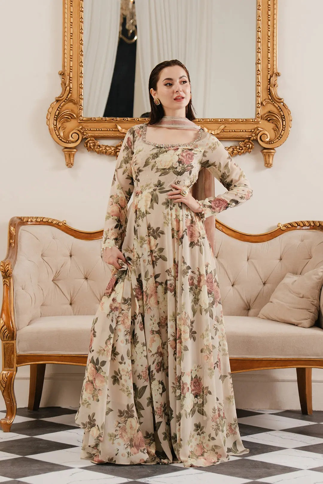 LULUSAR Eilk Embroidered Collection dehril dress Floral