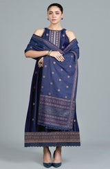 Bareeze Iznik Karandi Shawl Suits 3 Pieces Suits With Shawl IZNIK ENROBE