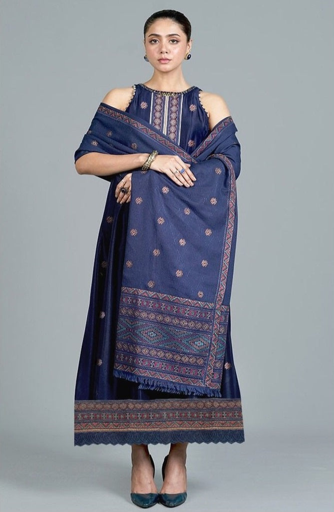 Bareeze Iznik Karandi Shawl Suits 3 Pieces Suits With Shawl IZNIK ENROBE