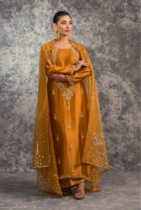 Sehrish Nadeem Luxury Raw Silk 3 Piece Unstitched Miral 2014