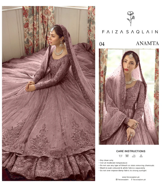 Faiza Saqlain Bridal Wedding Edition Unstitched Anamta 04