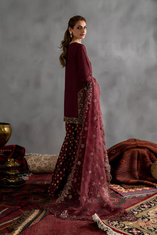 Iznik Luxury Chiffon Embroidered 3Pc Unstitched PA-125
