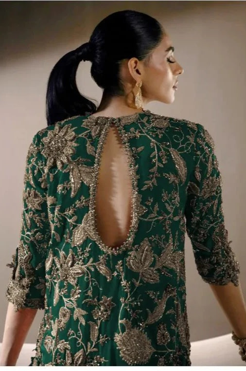 Sana Safinaz - Raw Silk Embroidered 3 Piece Unstitched - B - 389