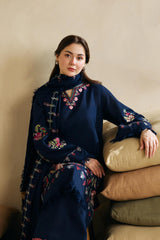 Coco by Zara Shahjahan Unstitched Embroidered 3Pc Suit ZW23-1Bl