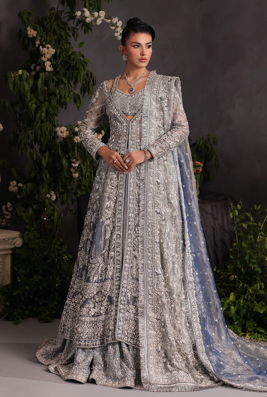Ahmed Sultan - Velleza - Luxury Organza Embroidered 3 Piece Unstitched