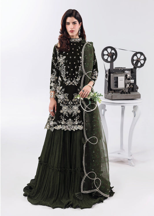 Sardinia - Dream Luxury Velvet Embroidered 3Pc Unstitched Suit PA-284