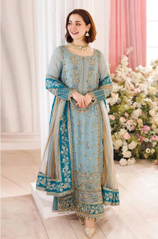 Charizma - Dastan-E-Jashan - Embroidered Chiffon Unstitched 3 Piece DJ5-08