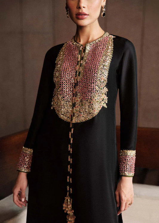 Hussain Rehar Luxury Raw Silk Festive Collection 3 Pc Unstitched CHAR-05
