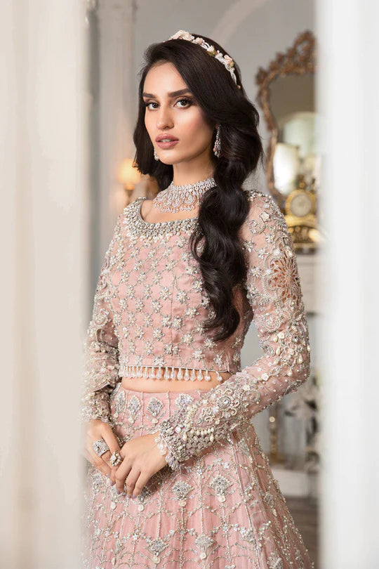Maria.B Mbroidered “Estelle” Bridal Couture 3 Pieces Unstitched EX-140