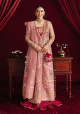 Heer Ranjha By Qalamkar Embroidered Organza Suits Unstitched 3 Piece QLM23HR Arisha - Luxury Formal Collection