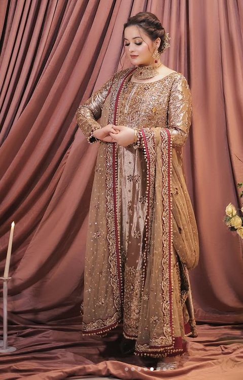 Haris Shakeel Mesuri Hand Embellished & Embroidered Maxi - J0507