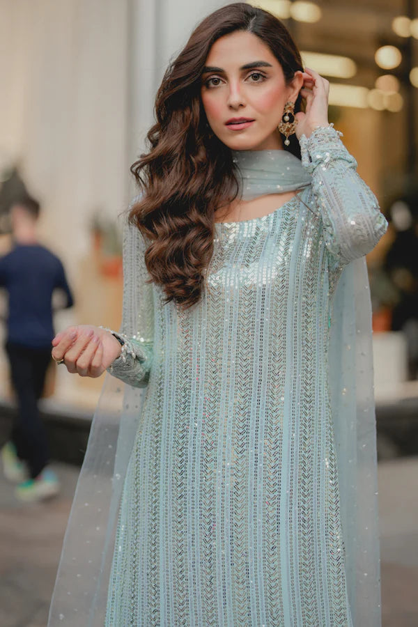Maya Ali Chiffon Embroidered Formal Collection Unstitched