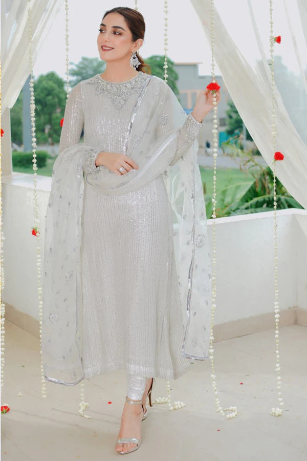 Maya Luxury Chiffon Embroidered Unstitched Collection MAHIYA