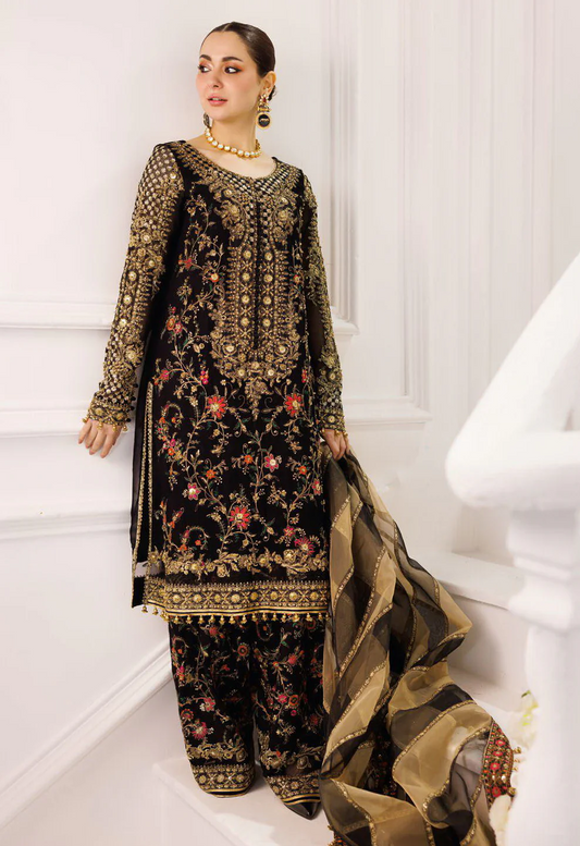 Charizma Dastan-e-Jashan Luxury Chiffon Unstitched 3Pc Suit DJ5-03
