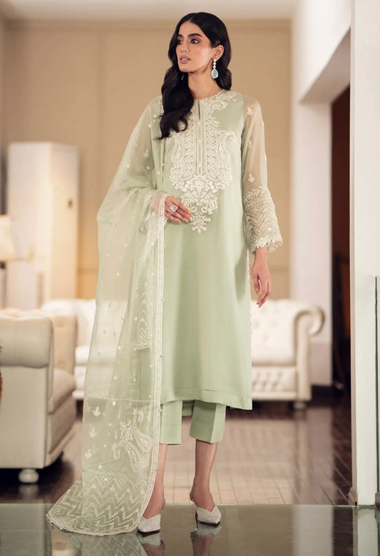Shahrukh Shakeel Luxury Chiffon Embroidered 3 Piece Unstitched