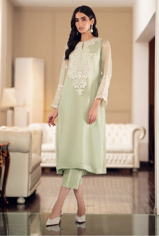 Shahrukh Shakeel Luxury Chiffon Embroidered 3 Piece Unstitched