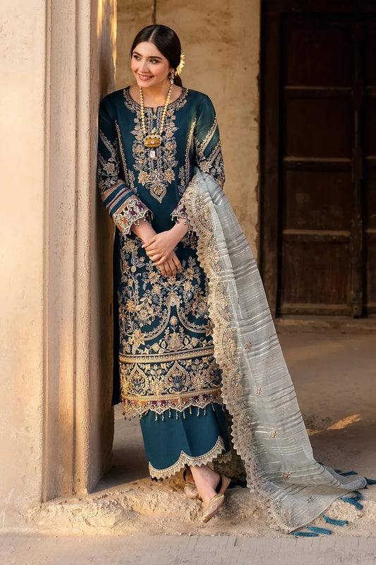 Imrozia - Chiffon Embroidered 3 Piece Unstitched - I-223 NEELAM