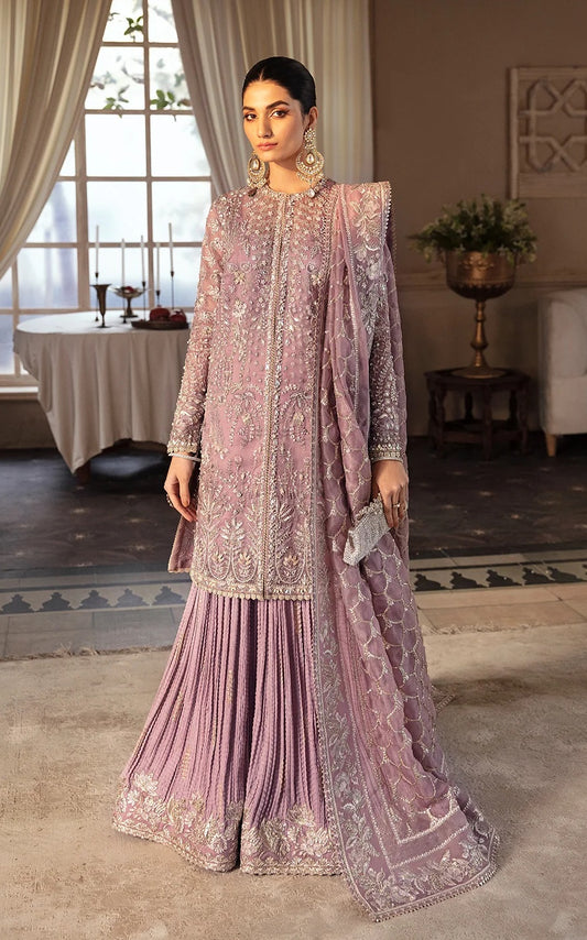 Soraya Luxury Organza Embroidered Unstitched 3PC Suit - SEHR