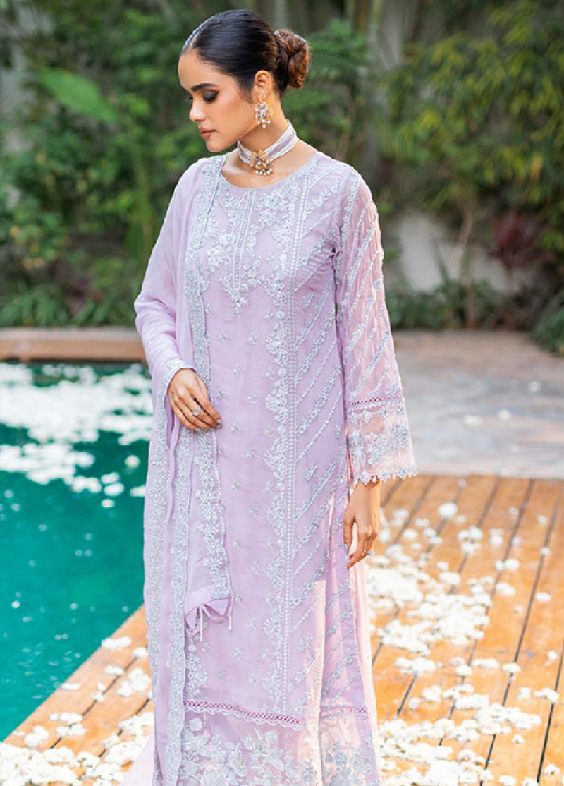 Luxe By Azure Embroidered Chiffon Suits Unstitched 3 Piece AZU23LE3 AS-117