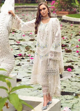 Maria.B Embroidered Lawn Suit Unstitched 3 Piece MB24E D-04 - Luxury Collection