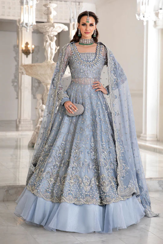 Maria.B Luxury Embroidered Net Unstitched 3 Pc Collection MC-041