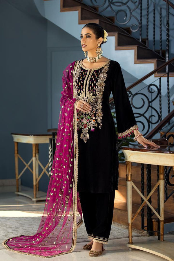 Khuda Baksh Luxury Velvet Collection Unstitched 3 Pieces