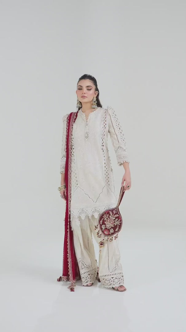 Maria B Premium Lawn Embroidered Unstitched 3 Piece D-2511-B