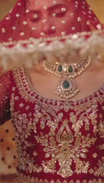 Faiza Saqlain Wedding Festive Luxury Raw Silk Collection ARUSA-05