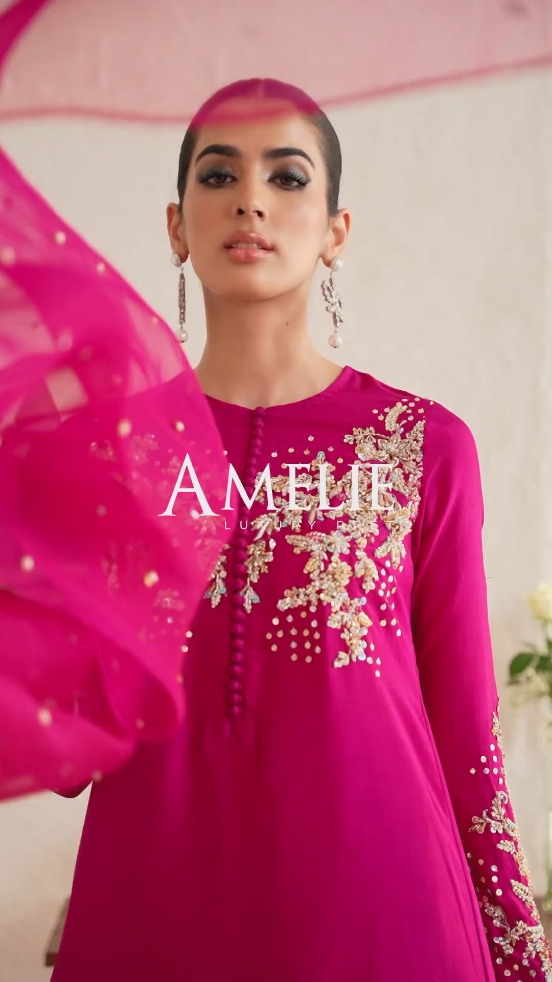 Kanwal Malik Luxury Raw Silk 3 Piece Unstitched - Myra