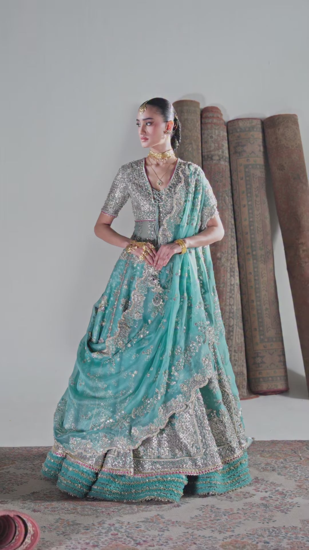 Suffuse Luxury Organza Embroidered Unstitched 3 Piece - Anaira