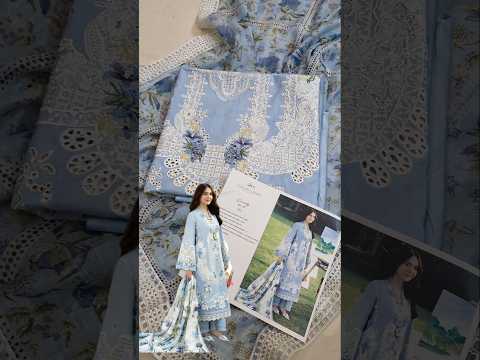 Elaf Luxury Embroidered Lawn 3Pc Unstitched Suit ELY-1B SERENITY
