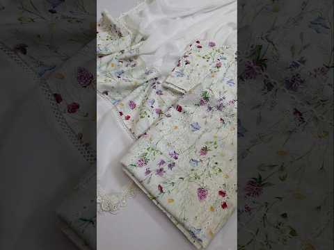 Pehnawa Luxury Lawn Embroidered Unstitched 3PC Suit-PA0015