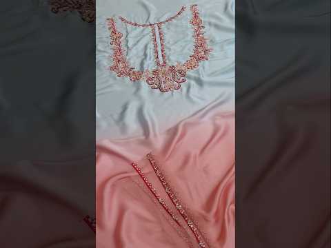 Poshkari Luxury Silk Embroidered 3Pc Unstitched Suit Aab-e-Haya